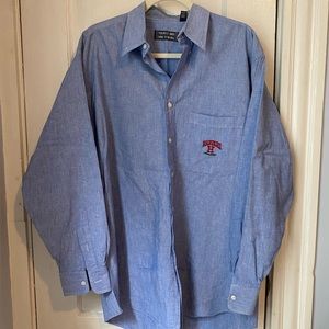 Men’s L Harvard branded button down